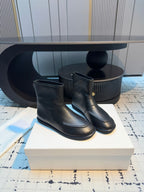 The Row Canal Ankle Boots 20mm Black Lambskin 429312
