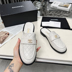 CC 25 Mule White Cowhide 338676
