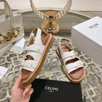 TIPPI TRIOMPHE SANDAL IN WHITE CALFSKIN