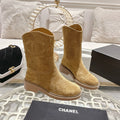 CC Ankle Boots 40mm Light Brown Suede