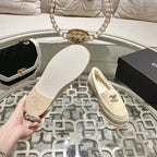 CC 25A Loafer Light Beige Sherpa Suede