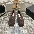 CC 25A Loafer Chocolate Sherpa Suede