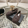 CC 25A Loafer Chocolate Sherpa Suede