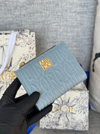 CD Miss Dior Freesia Zipper Wallet Lambskin