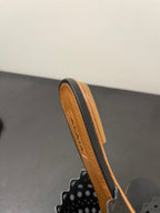 alaia mule black vienne lambskin