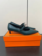 HM 25C Kiara 40 Pump Castleton Green Calfskin 210276