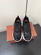 LP Cairn Walk Sneaker Black Calfskin and Fabric 210926