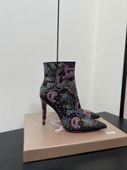 CL Hot Chick Starlight Ankle Boots 10.5 Suede 618912