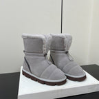 Brunello Cucinelli Snow Boots Grey Suede 619500