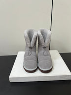 Brunello Cucinelli Snow Boots Grey Suede 619500