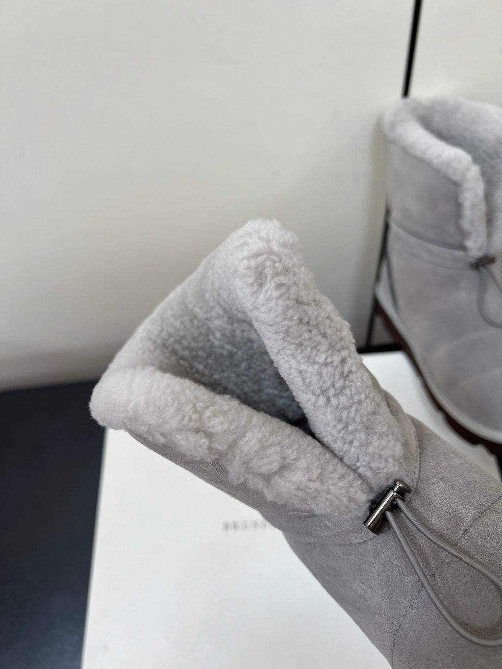 Brunello Cucinelli Snow Boots Grey Suede 619500
