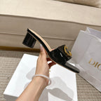 CD 25 C'EST DIO black patent leather 396130