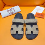 chypre sandal beige esquisse suede black calfskin
