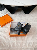 jill 60 ankle boot black calfskin