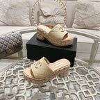 CC Espadrilles Platform Canvas