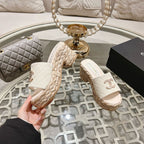 CC Espadrilles Platform Canvas