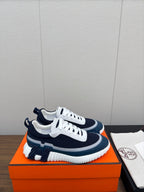 HM Bouncing Sneaker Black Mix Blue Green Fabric 213520