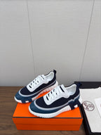 HM Bouncing Sneaker Black Mix Blue Green Fabric 213520