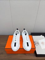 HM Bouncing Sneaker White mix Black Calfskin 213523