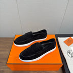 HM 25 Loafers Black Cowhide 329172