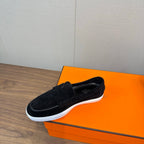 HM 25 Loafers Black Cowhide 329172