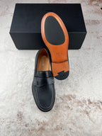 CD GRANVILLE LOAFER BLACK GRAINED CALFSKIN