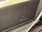 Gucci Zipper Wallet Black Embossed 248406