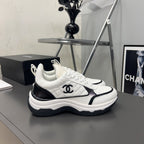CC Sneaker White Quilted Cowhide