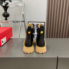Valentino Ankle Boots 30MM In Black Cowhide 996142