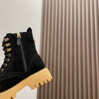 Valentino Ankle Boots 30MM In Black Suede 996146