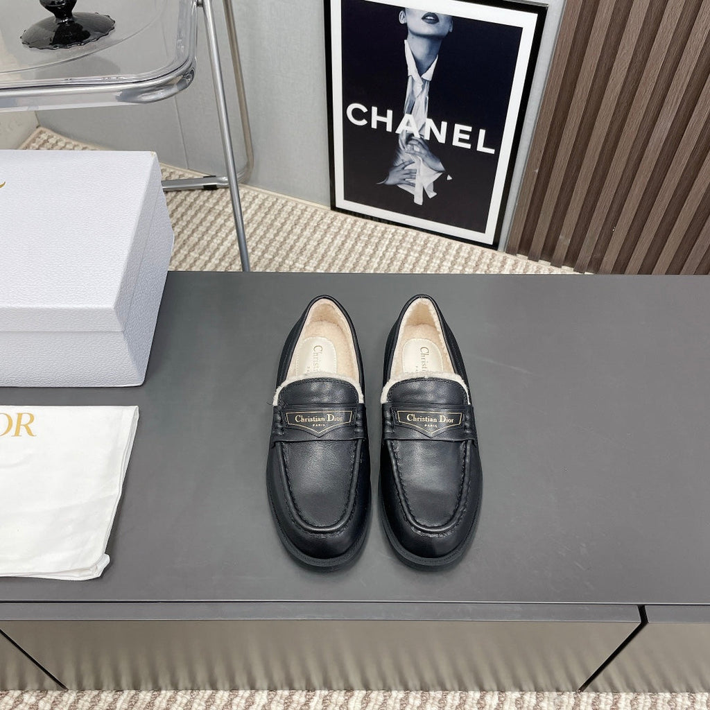 CD Loafer In Black Cowhide 996003