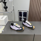 BALLET RUNNER 2.0 IN PURPLE PASTEL MIX BLACK SUEDE AND LYCRA FABRIC