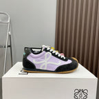 BALLET RUNNER 2.0 IN PURPLE PASTEL MIX BLACK SUEDE AND LYCRA FABRIC
