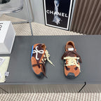 BALLET RUNNER 2.0 IN BRONZE BROWN SUEDE AND LYCRA FABRIC