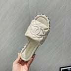CC 25 Espadrilles Sandal Quilted Calfskin