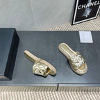 CC 25 Espadrilles Sandal Quilted Calfskin