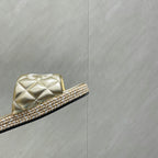 CC 25 Espadrilles Sandal Quilted Calfskin