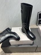 Jimmy Choo Brooklyn Boots Black Leather 540671