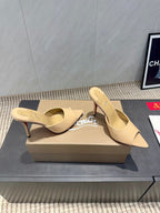 CL Miss Z 100 Mule Beige Patent Leather 539722