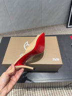 CL Miss Z 100 Mule Beige Patent Leather 539722