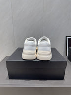 Chanel 25 Sneaker White Cowhide 540334