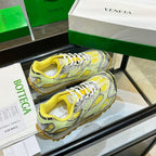 BV 26s Orbit Flash Sneaker Sliver Yellow Mesh Leather 735918