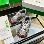 BV 26s Orbit Flash Sneaker Sliver Coffee Mesh Leather 735923