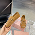 Miu 26s Loafer Camel Suede 683948