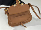 Chloe Marcie Small Bag 21cm Brown Calfskin