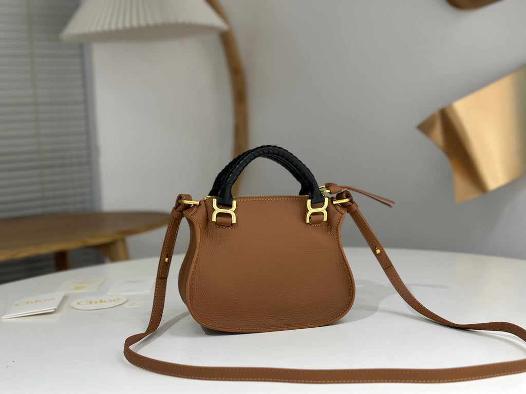 Chloe Marcie Small Bag 21cm Brown Calfskin