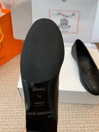 HM Julia Loafer In Black Lambskin 997929