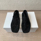 CL 25 Ballet Flats Black Mesh Hot Diamond 345529