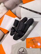 HM Mona Sandals Black Leather 799037