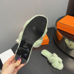 HM Oran Sandal Light Olive  Wool  952320